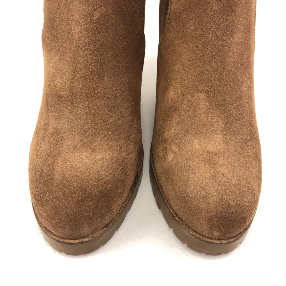 Michael Kors Thea Wedge Ankle Boots 8M